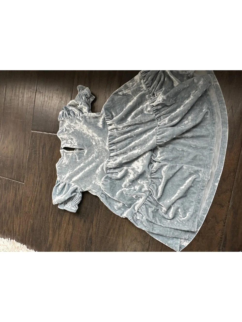 Gap Girl's Grey Velour Dress Size 3